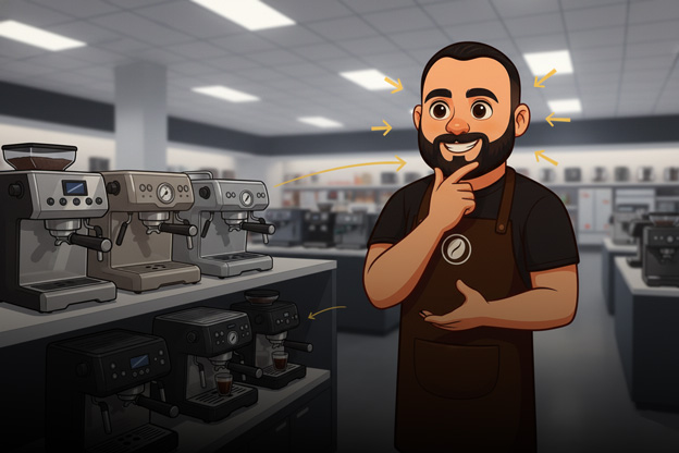☕ ۵ نکته کلیدی برای خرید اولین اسپرسو ساز خانگی ارزان (و باکیفیت!)