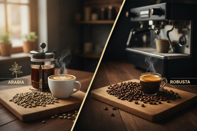 قهوه برای مبتدیان | بهترین قهوه برای شروع؛ عربیکا یا روبوستا؟